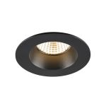 SLV New Tria 68 Spot Aluminium Zwart Rond 8.3W 500lm 38D - 930 Warm Wit | Zaagmaat 68mm -  Beste Kleurweergave - Dimbaar 