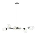 Emibig Hanglamp Pandora Staal Zwart | Geschikt voor 6x E14 - Max 10W