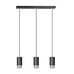 Emibig Hanglamp Fumiko Staal Zwart | Geschikt voor 3x GU10 - Max 10W
