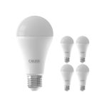 Voordeelpak 5x Calex Smart Tuya Wifi E27 Peer 14W 1400lm - 822-840 Afstembaar Wit | Dimbaar - Vervangt 100W