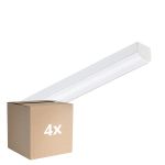 Voordeelpak 4x Philips LED Montagebalk CoreLine Wit 10.8W/17W 1500lm/2400lm - 830-840 CCT | 60cm - Vervangt 2x18W