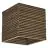 Ledvance Decor Wand en Plafondlamp Vierkant Bruin | Geschikt voor 1x E27