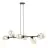 Emibig Hanglamp Pandora Staal Zwart | Geschikt voor 6x E14 - Max 10W
