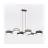 Emibig Hanglamp Drumz Staal Zwart | Geschikt voor 6x E14 - Max 10W