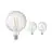 Voordeelpak 3x Calex Smart Tuya Wifi E27 Globe Filament 7.5W 1055lm - 818-830 Afstembaar Wit | Dimbaar - Vervangt 75W 