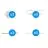 Noxion LED Strip Naga - Verbindingsstuk Dual Wit 8mm - Klein 12stuks