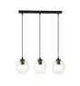 Emibig Hanglamp Istar Staal Zwart | Geschikt voor 3x E27 - Max 10W