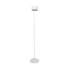 Eglo Vloerlamp Roccanova-L Solar Staal Wit 2W 270lm - 830 Warm Wit | IP44 - Aanraak dimbaar - USB-C